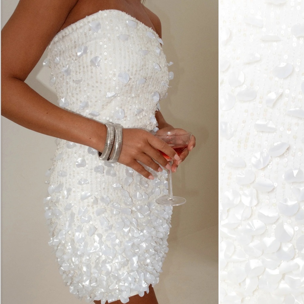 Show Me Your MuMu Savvy tube dress with shell embellishments